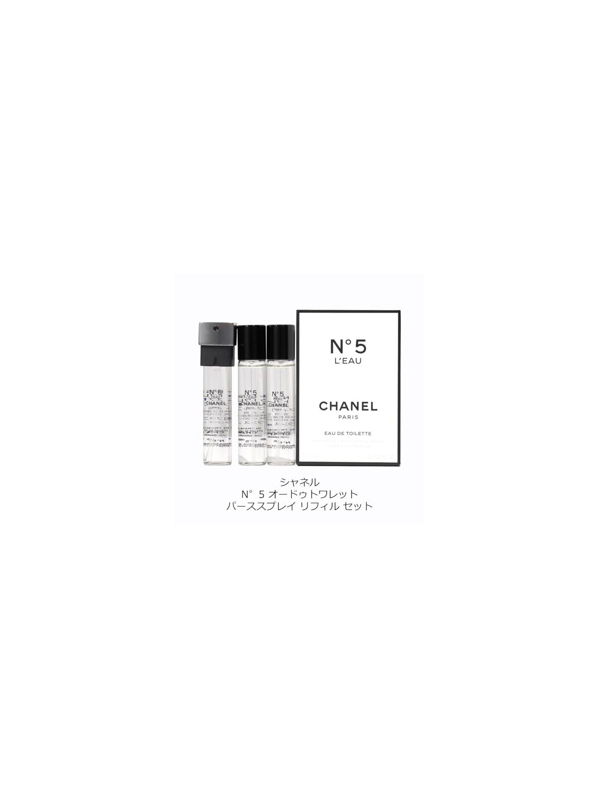 Chanel N 5 LEAU edt twist spray ricariche 3x7 ml Donna