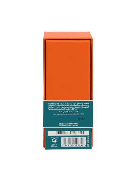 Hermes Eau D'Orange Verte Edc Spray unisex 100ml