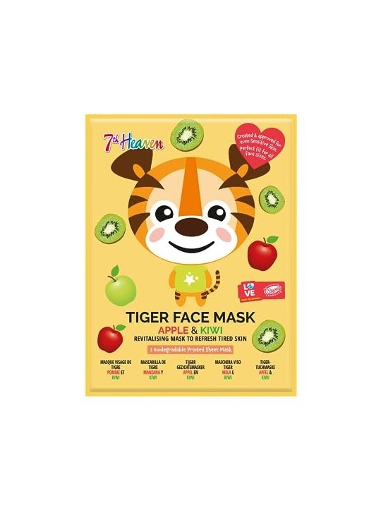 Maschera Viso ANIMAL TIGER 7th Heaven