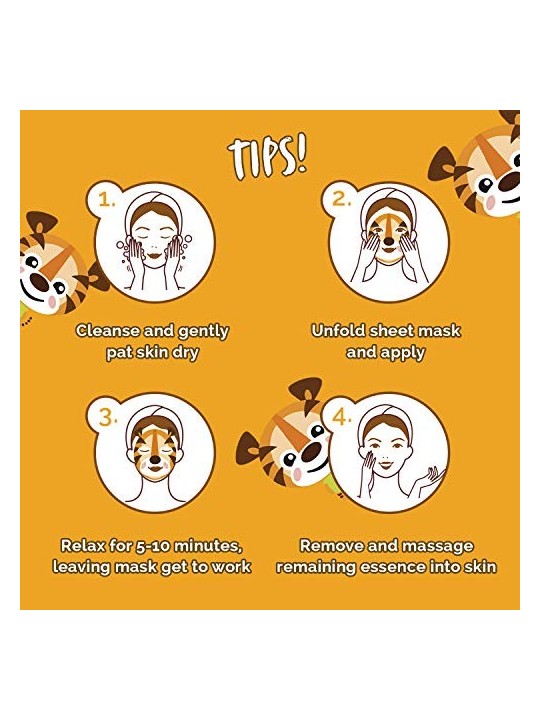 Maschera Viso ANIMAL TIGER 7th Heaven