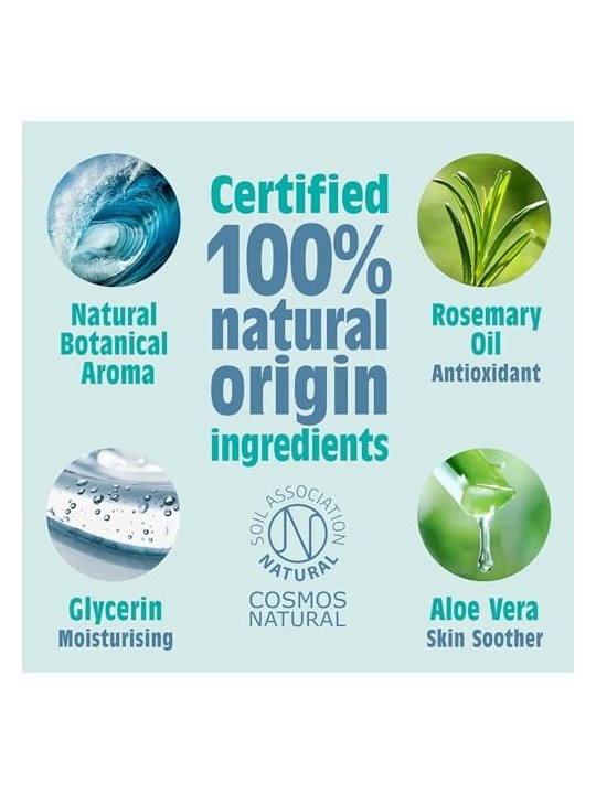 Deodorante naturale Ocean Coconut spray minerale unisex 100ml