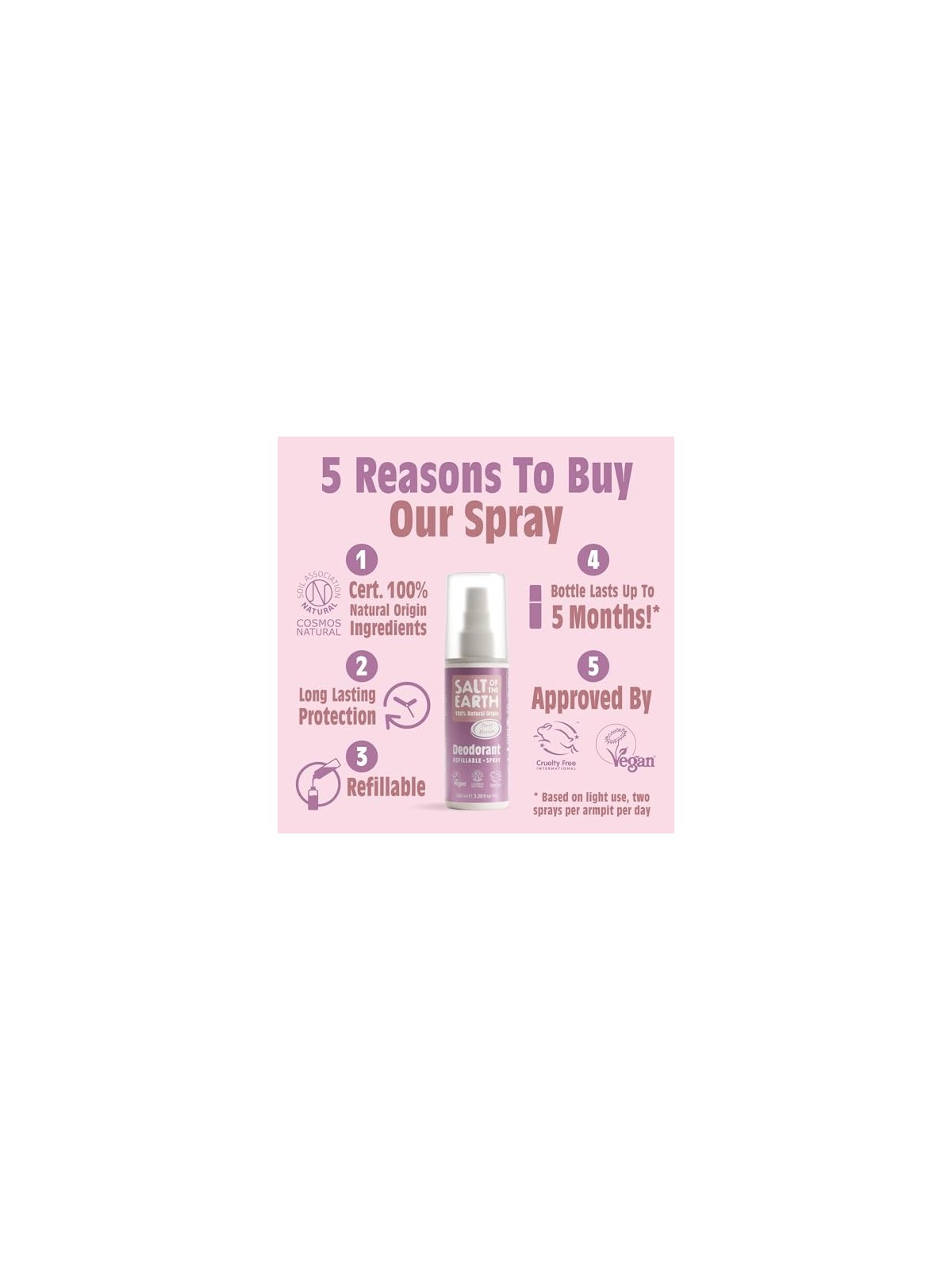 Deodorante Naturale Spray Minerale Peonia
