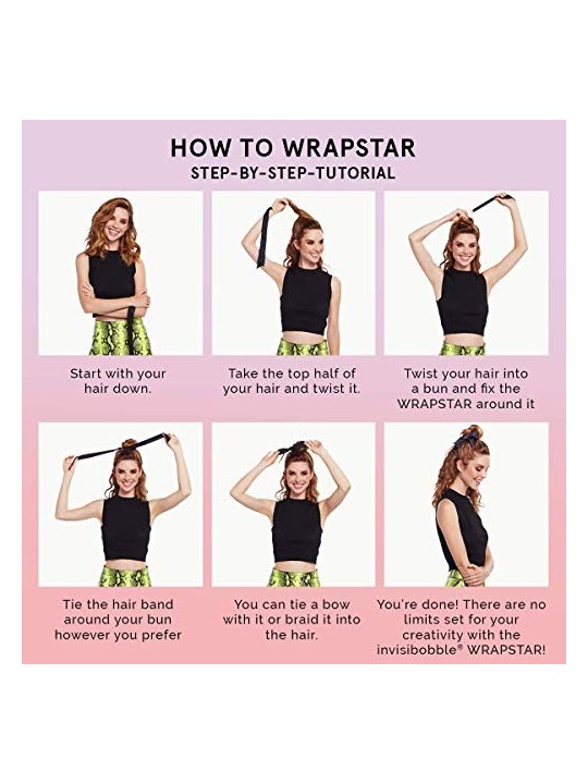 Invisibobble Wrapstar Fascia per capelli con nastro donna Snake It Off