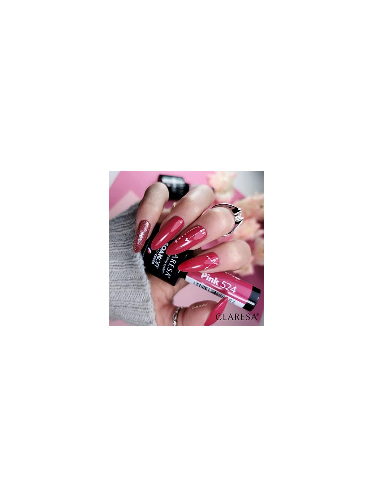 Vernice ibrida rosa 524 5g