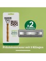 Bulldog Bamboo Machine Originale  2 Testine di Ricambio uomo