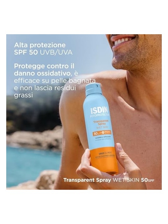 Isdin PHOTOPROTECTOR spray trasparente SPF50 250ml unisex