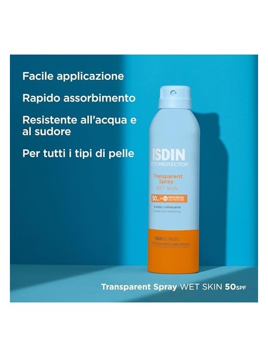Isdin PHOTOPROTECTOR spray trasparente SPF50 250ml unisex