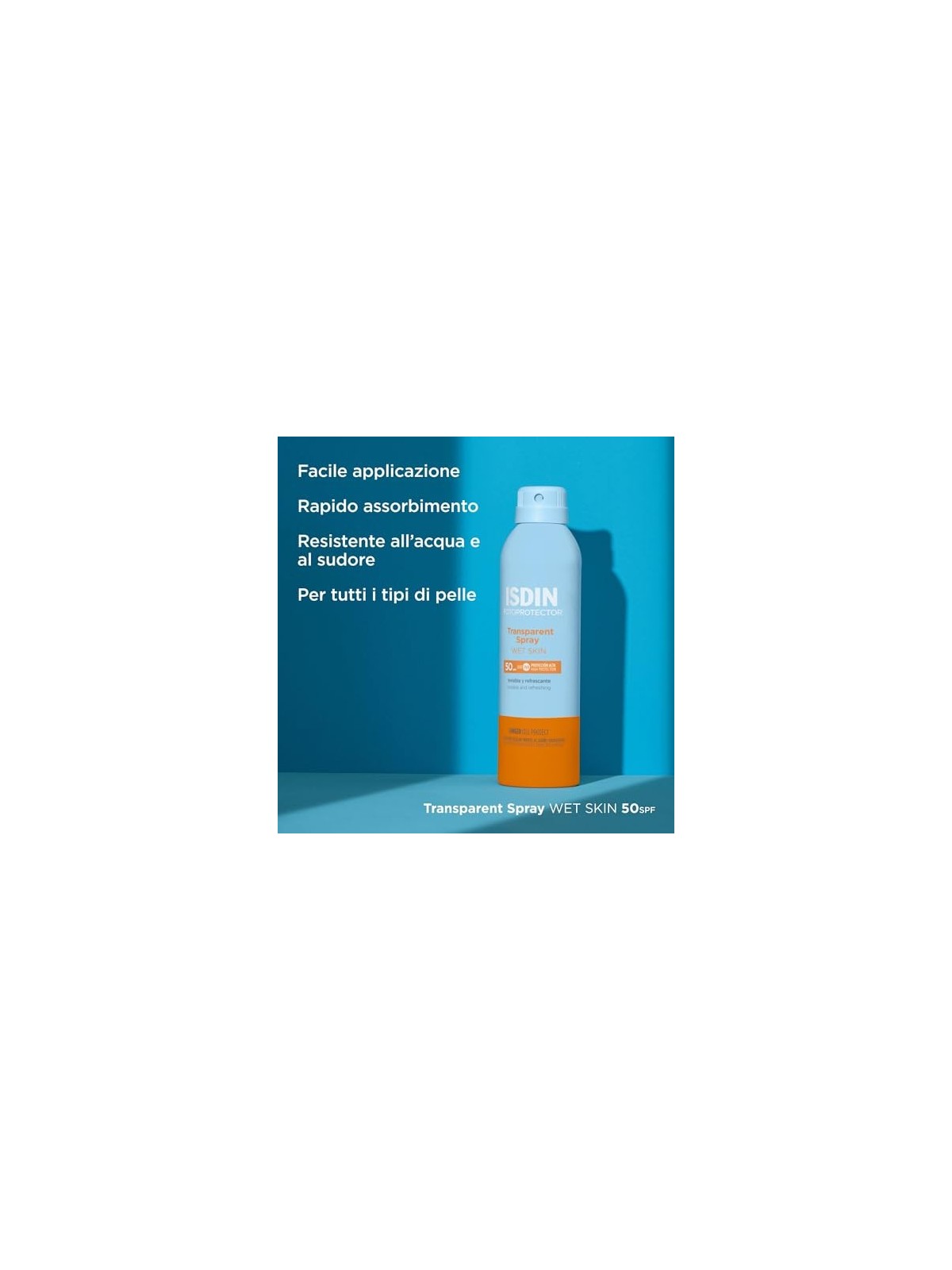 Isdin PHOTOPROTECTOR spray trasparente SPF50 250ml unisex
