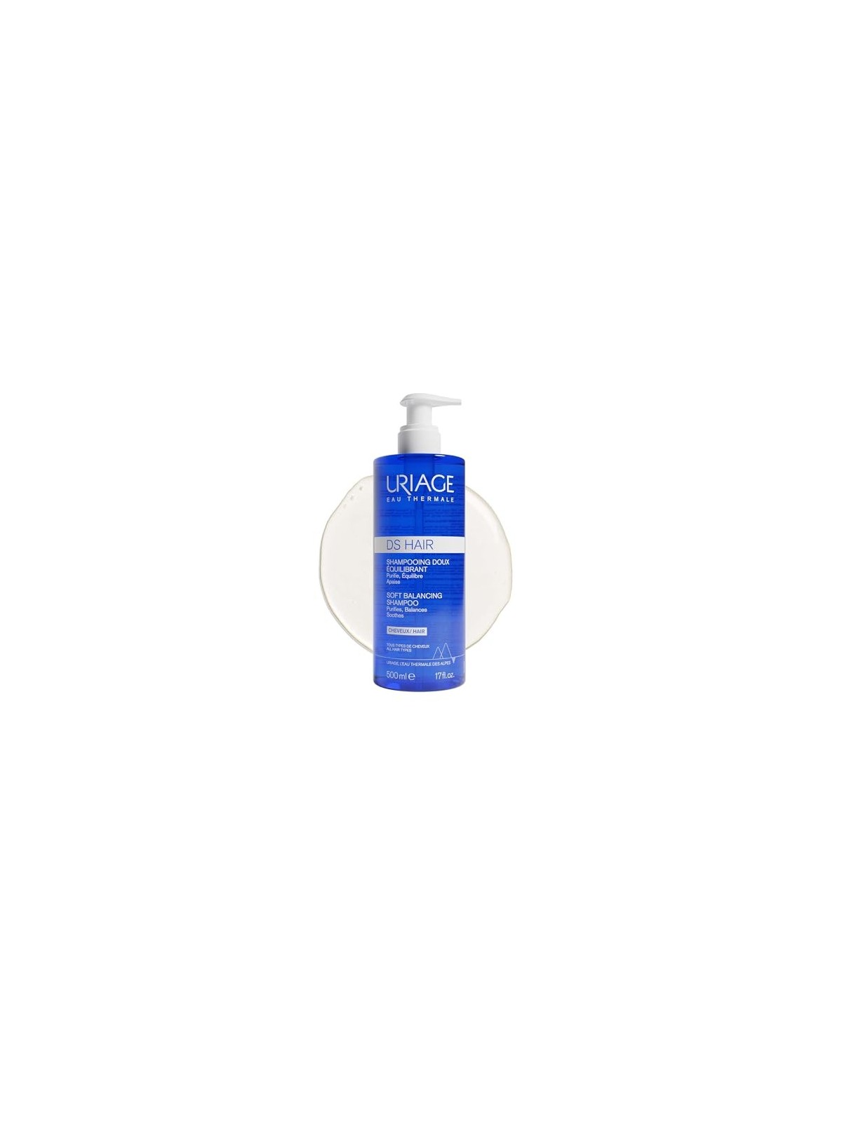 Uriage DS Hair Soft Balancing Shampoo 500ml