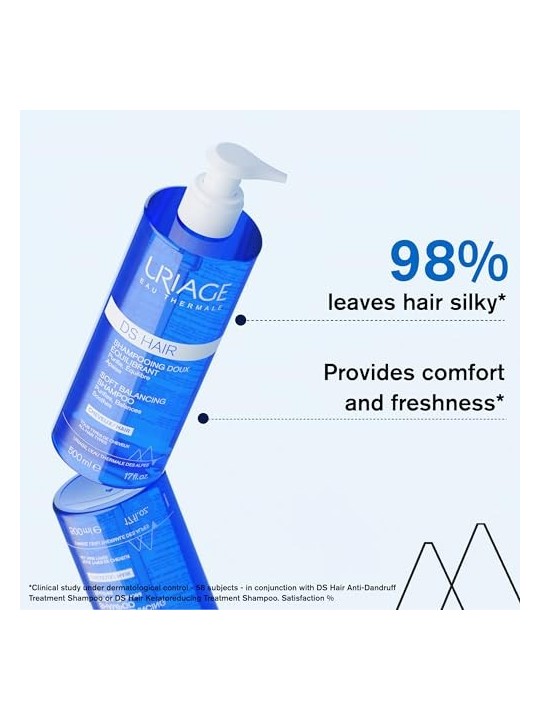 Uriage DS Hair Soft Balancing Shampoo 500ml
