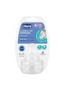 Chicco Physio Ciuccio in Silicone Flusso Veloce 4m 2Uds unisex