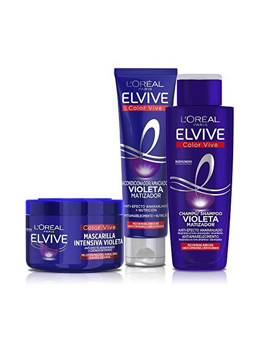 Maschera intensiva L'Oréal Paris ELVIVE COLOR-VIVE VIOLETA 2