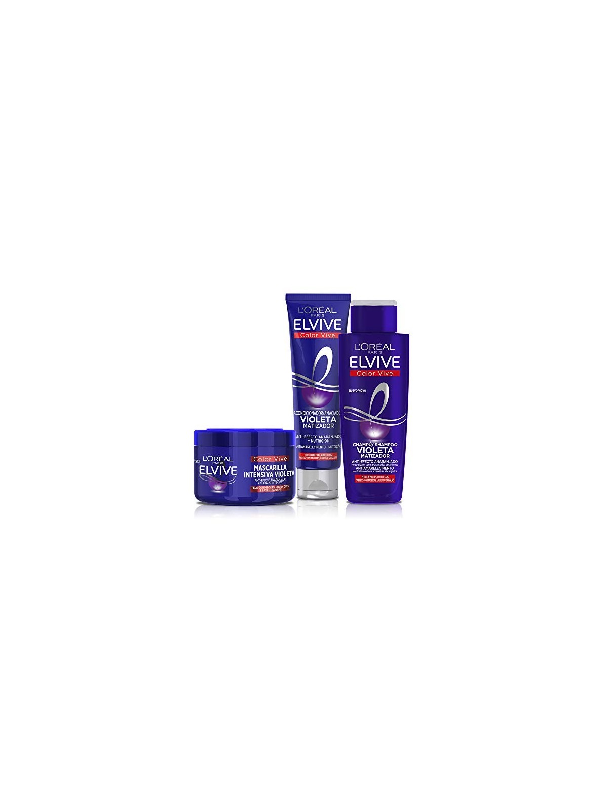 Maschera intensiva L'Oréal Paris ELVIVE COLOR-VIVE VIOLETA 2