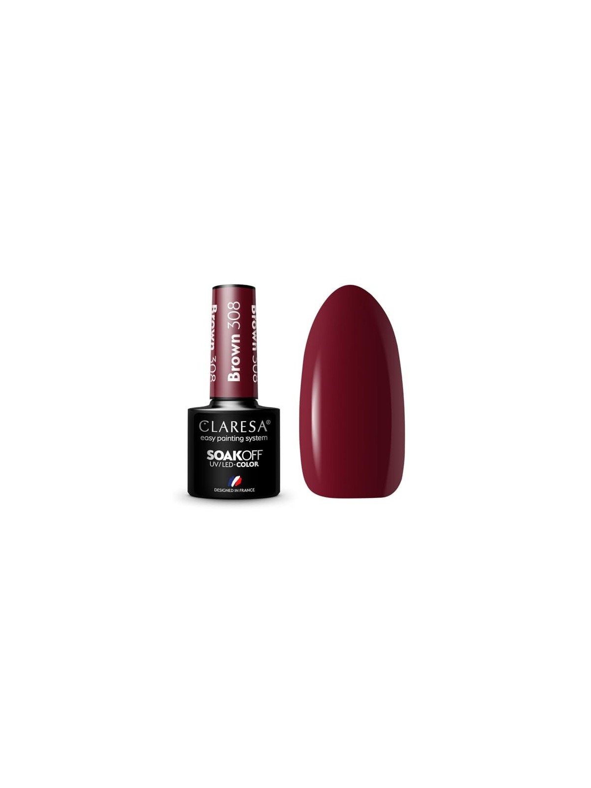Vernice ibrida UVLED Marrone 308 5g