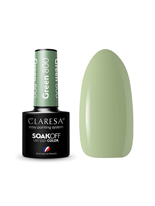 Vernice ibrida UVLED Verde 800 5g