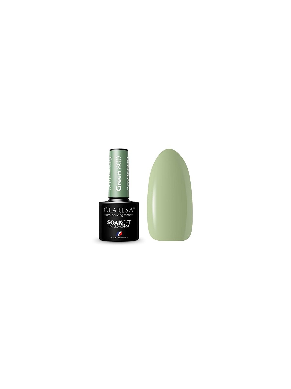 Vernice ibrida UVLED Verde 800 5g
