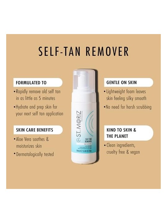 St Moriz RIMUOVI ABBRONZATURA autoazione rapida 100ml unisex