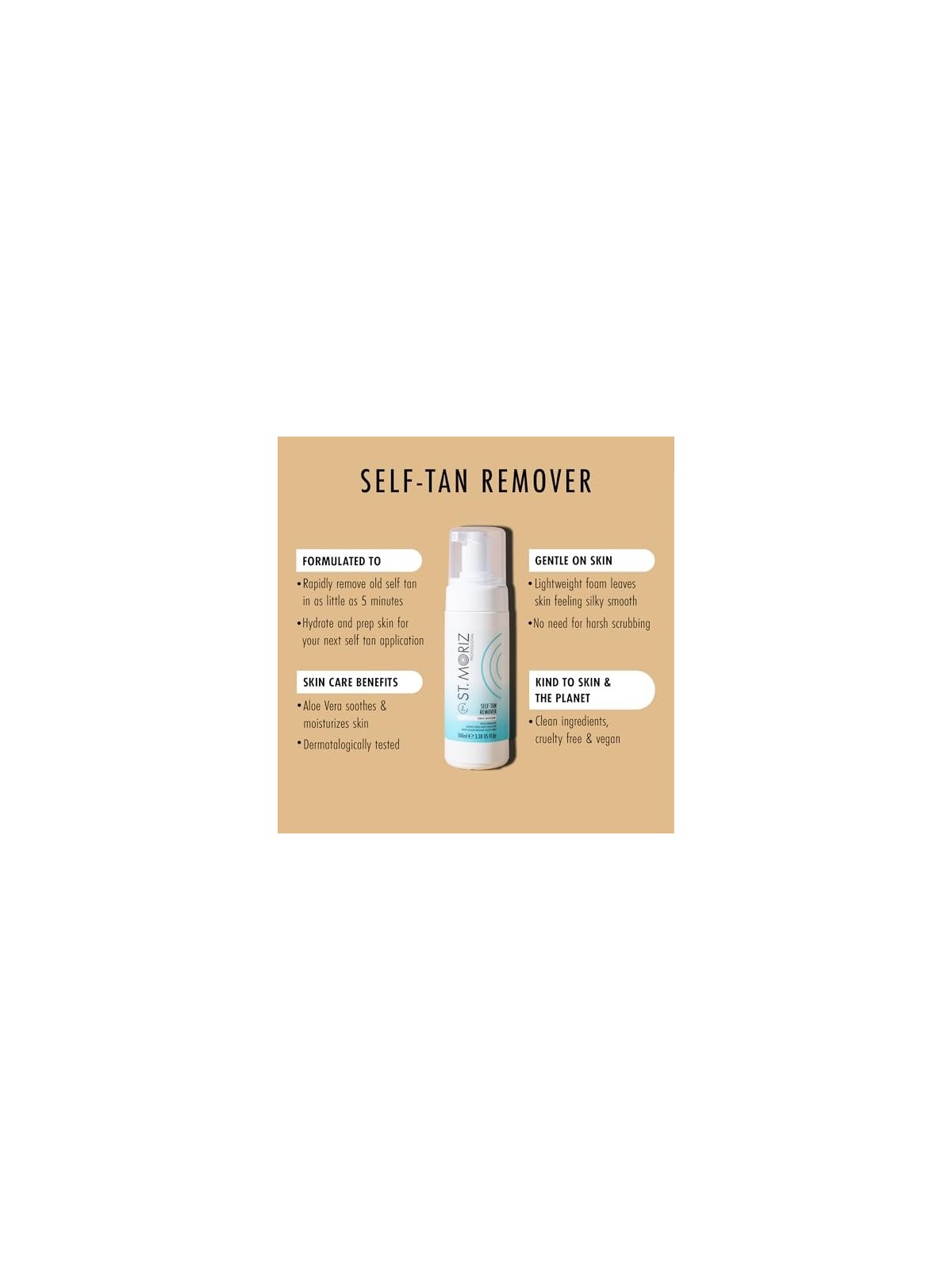 St Moriz RIMUOVI ABBRONZATURA autoazione rapida 100ml unisex