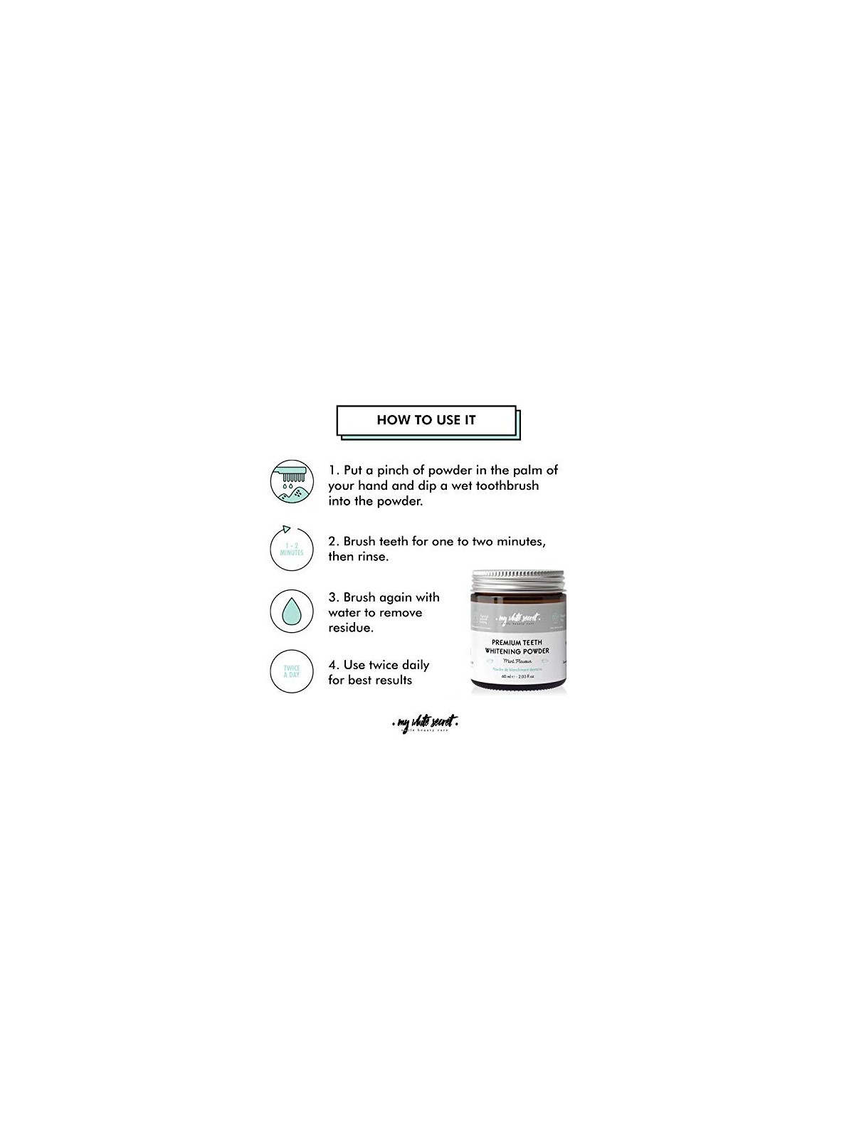 Polvere Sbiancante My White Secret 60ml