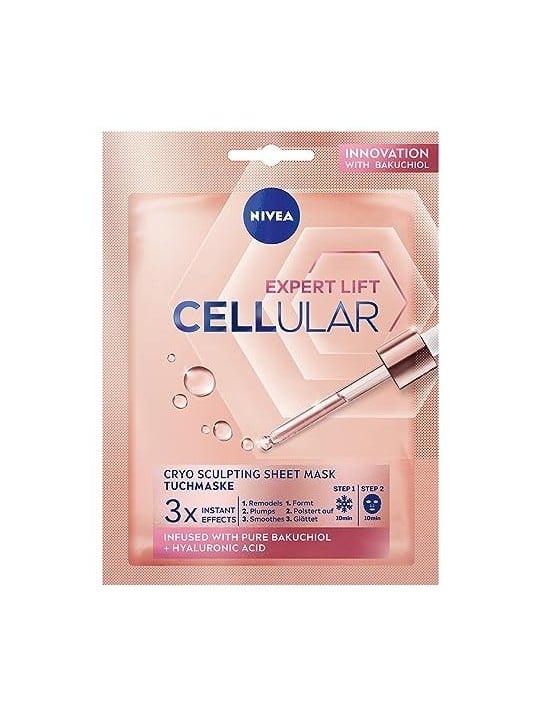 Maschera in tessuto Nivea Hyaluron CELLular Filler 10 minuti Donna
