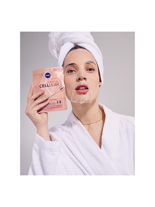 Maschera in tessuto Nivea Hyaluron CELLular Filler 10 minuti Donna