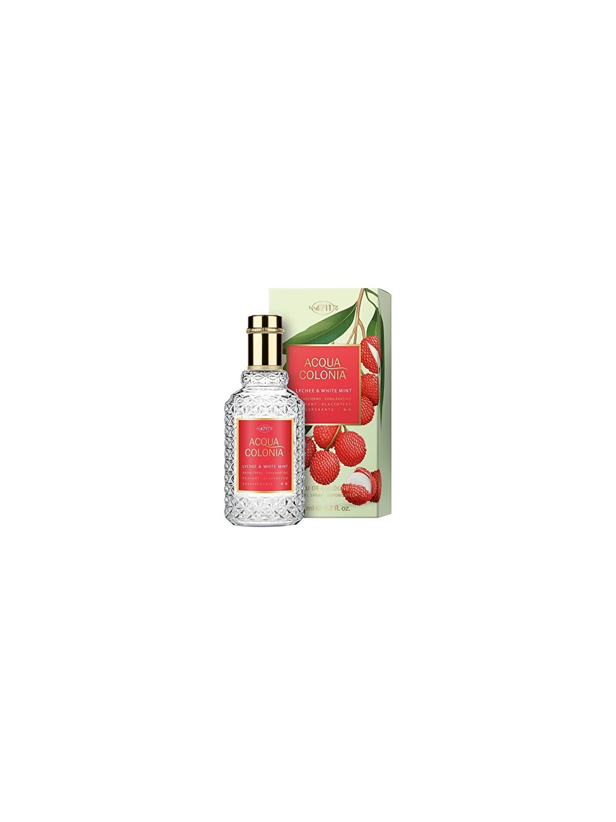 4711 Acqua Colonia Litchi e Menta Bianca eau de cologne unisex 50ml
