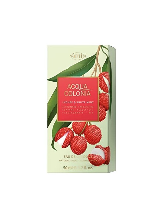 4711 Acqua Colonia Litchi e Menta Bianca eau de cologne unisex 50ml