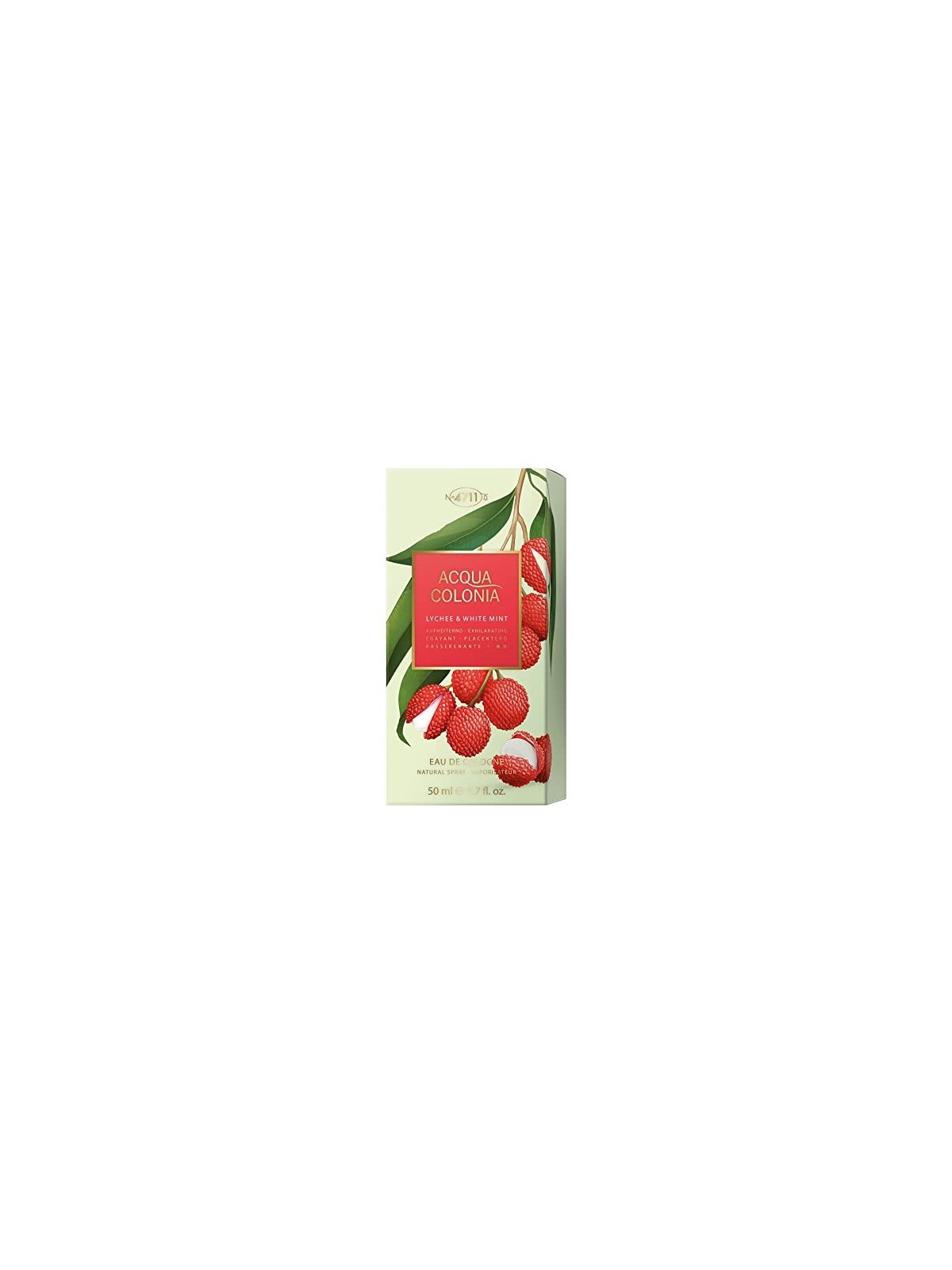 4711 Acqua Colonia Litchi e Menta Bianca eau de cologne unisex 50ml