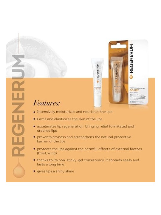 Siero labbra rigenerante, olio in gel, 7g
