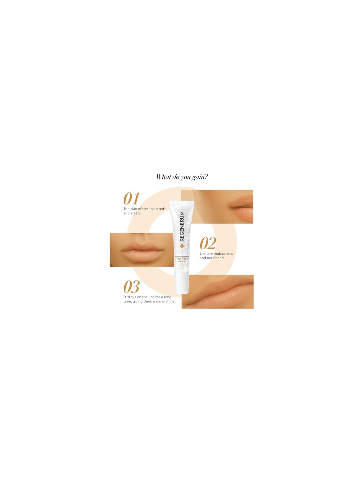 Siero labbra rigenerante, olio in gel, 7g