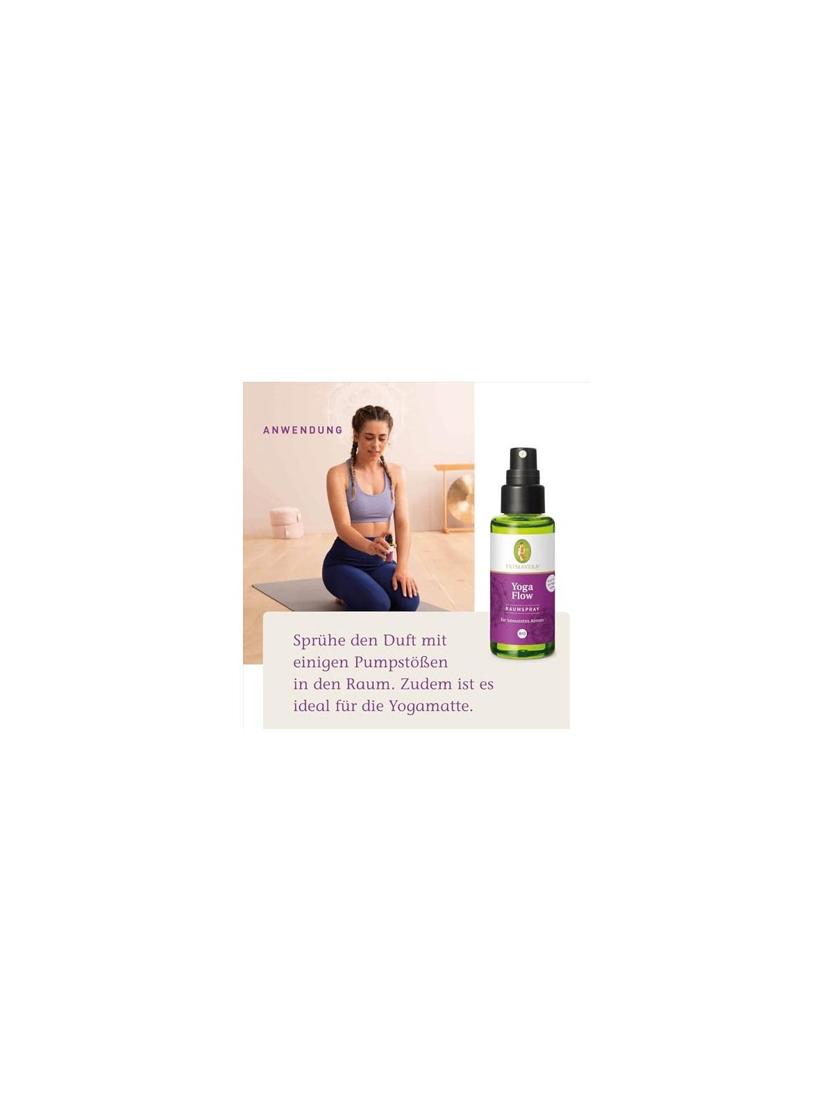 Spray per ambienti donna Primavera Yoga Flow 50ml