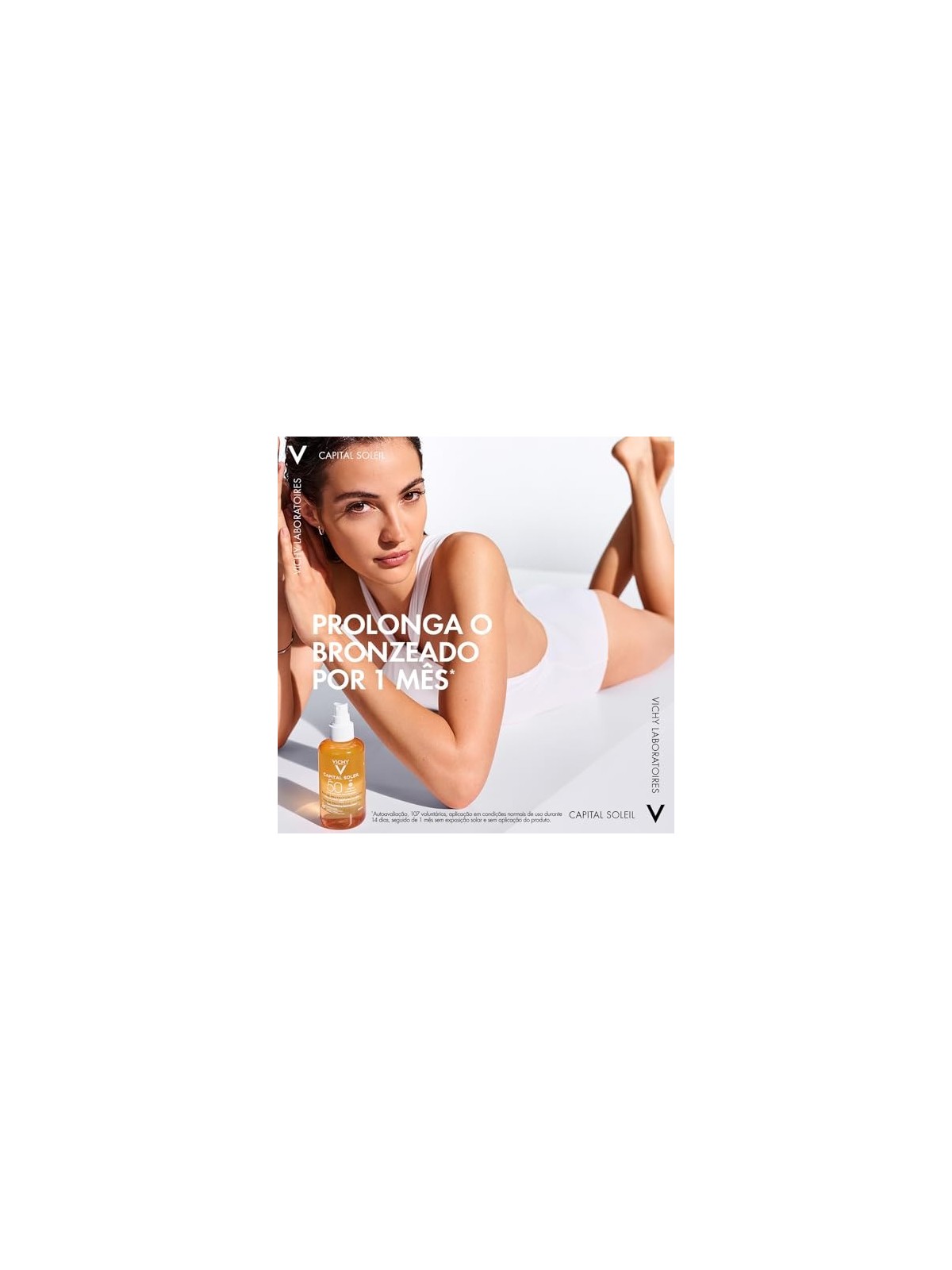Vichy Capital Soleil Acqua Protettiva Solare SPF50 - Abbronzatura intensa donna 200ml