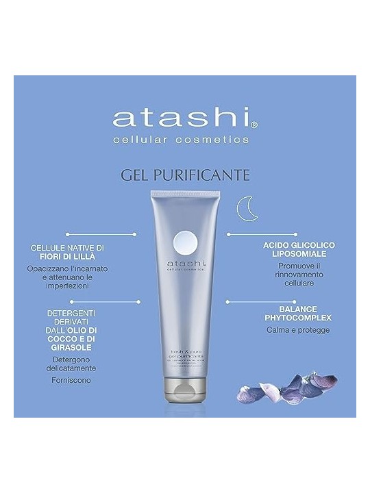 Atashi FRESH and PURE gel purificante 150ml per donna