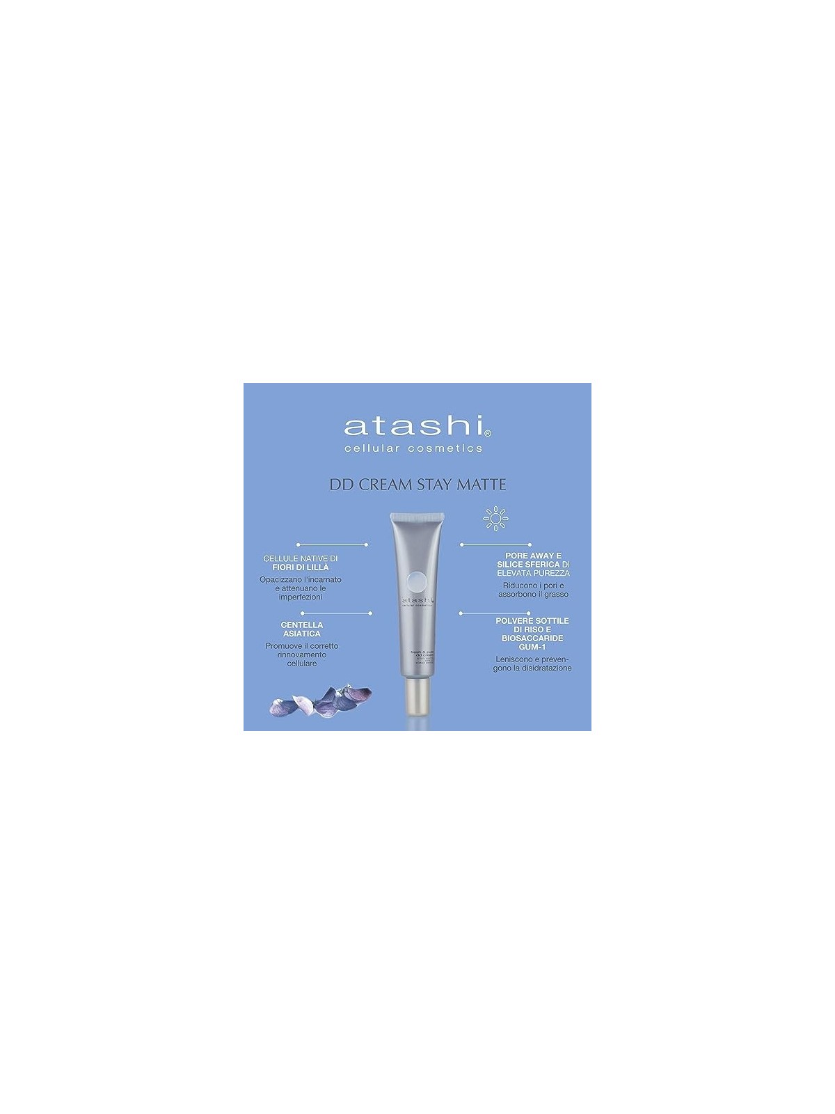 Atashi DD Cream Stay Matte Intenso 40ml donna