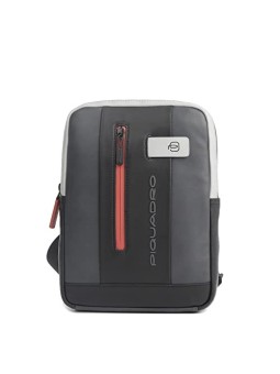 Borsa Tracolla Piquadro Cuoio Urbano per iPad Sleeve NeroGrigio