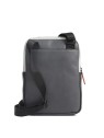Borsa Tracolla Piquadro Cuoio Urbano per iPad Sleeve NeroGrigio