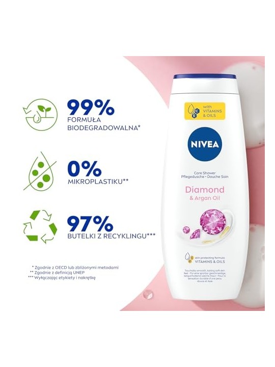 Nivea Gel doccia Diamond Touch donna 500ml