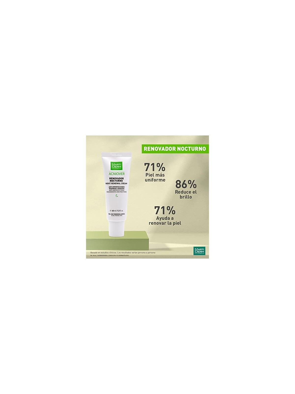 MartiDerm Acniover Rinnovamento Notturno 40ml Unisex