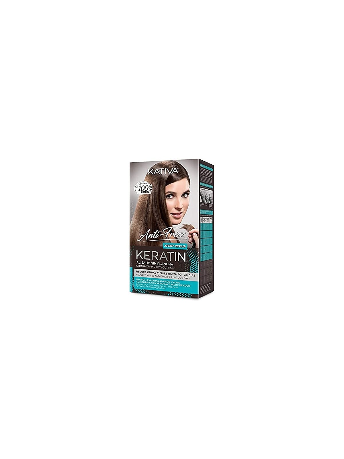 Kativa KERATIN ANTIFRIZZ lisciante senza piastra ripara punte 30 giorni donna Kativa www.essenzetotalstyle.com 