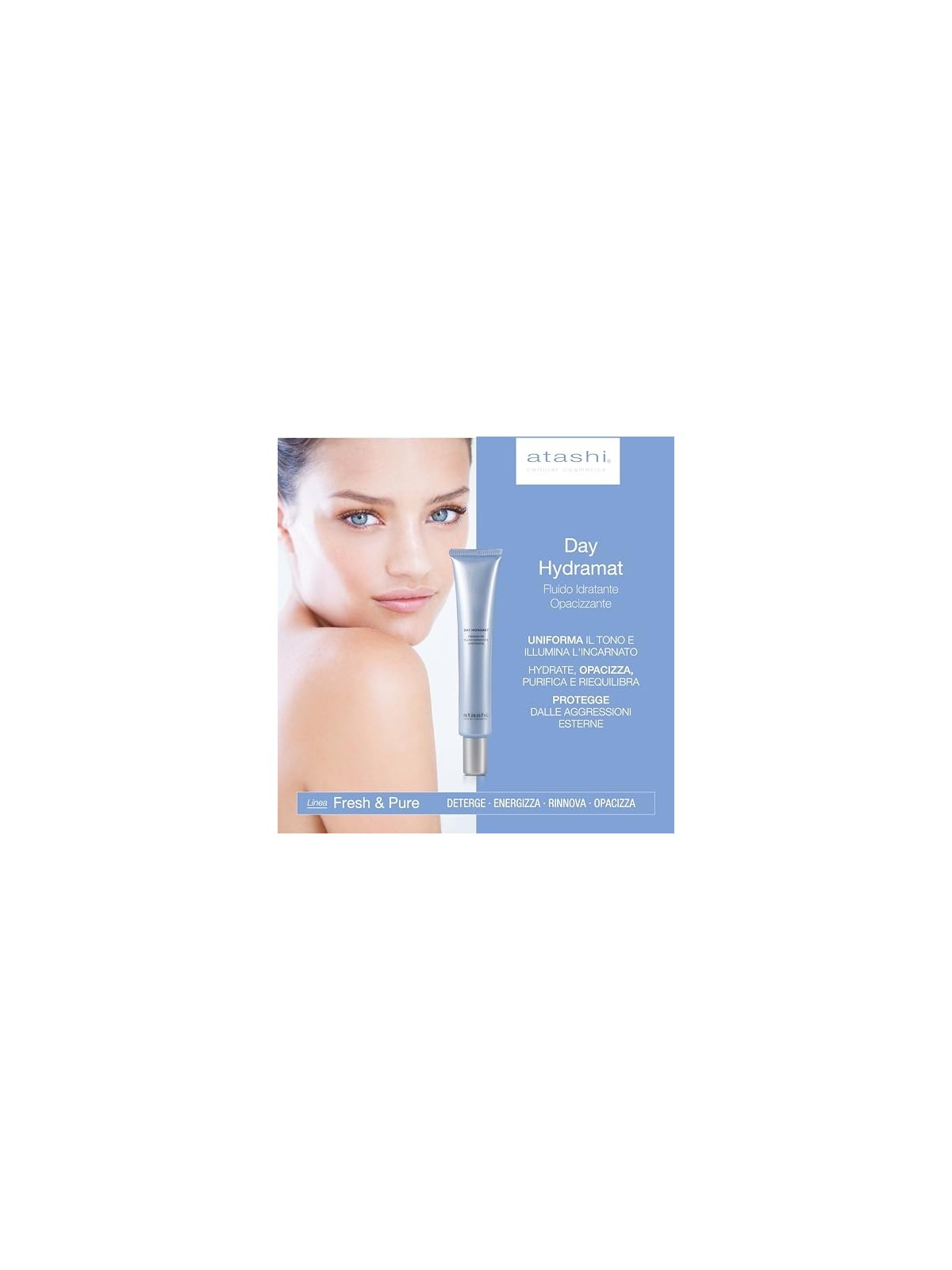 Atashi FRESH e PURE giorno idratante 50ml donna