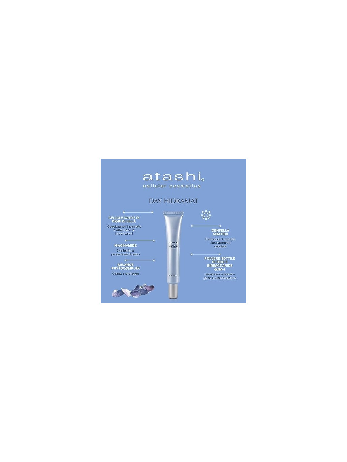 Atashi FRESH e PURE giorno idratante 50ml donna
