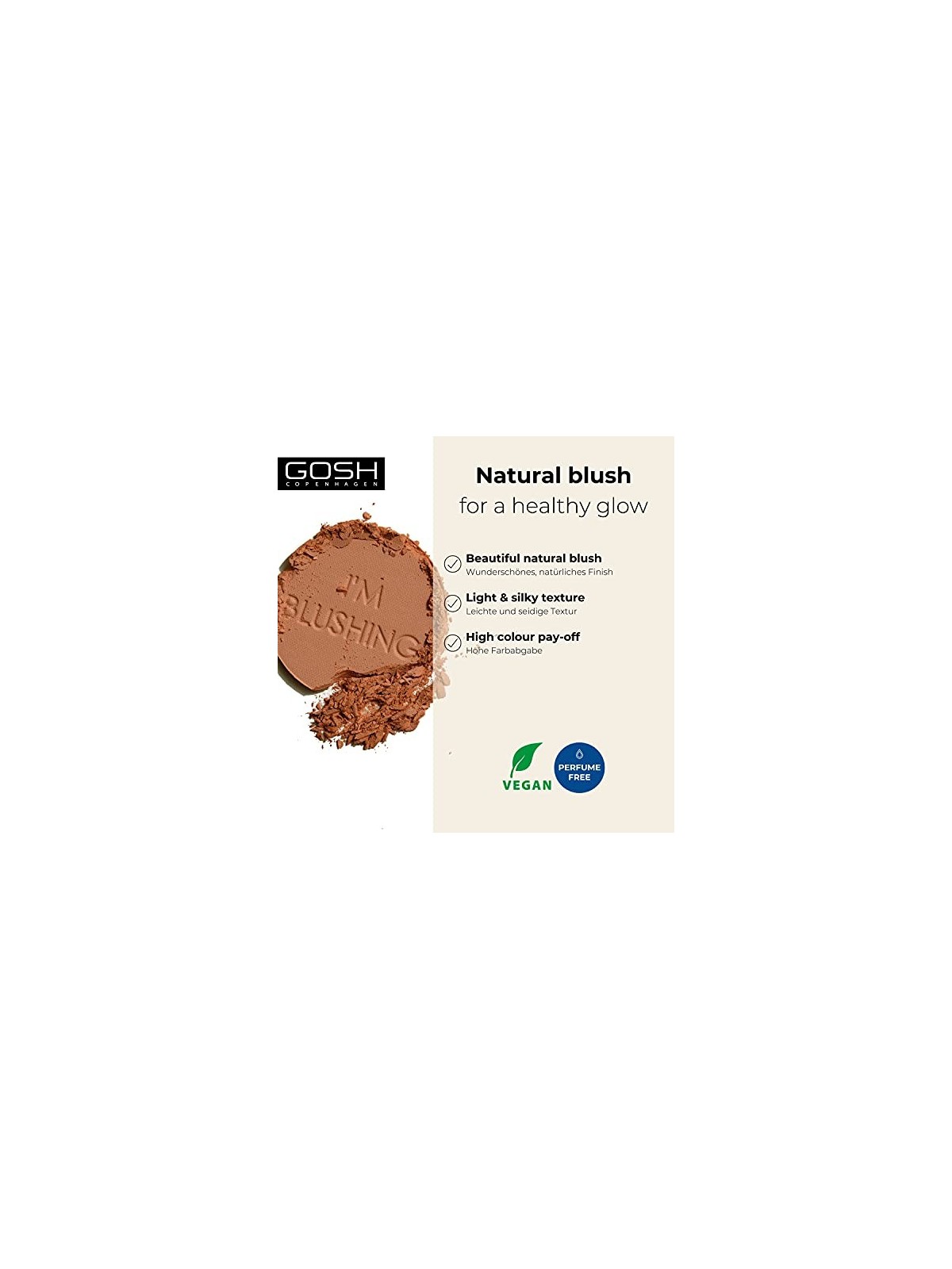 Gosh Natural Blush Intense Color Blush 5,5g 004 Crush