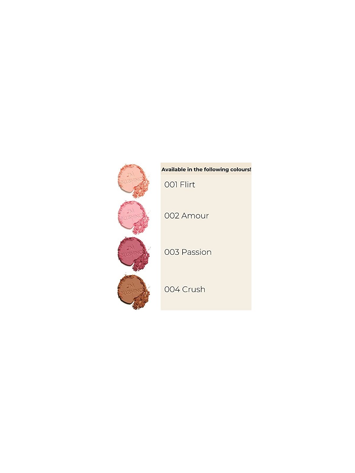 Gosh Natural Blush Intense Color Blush 5,5g 004 Crush