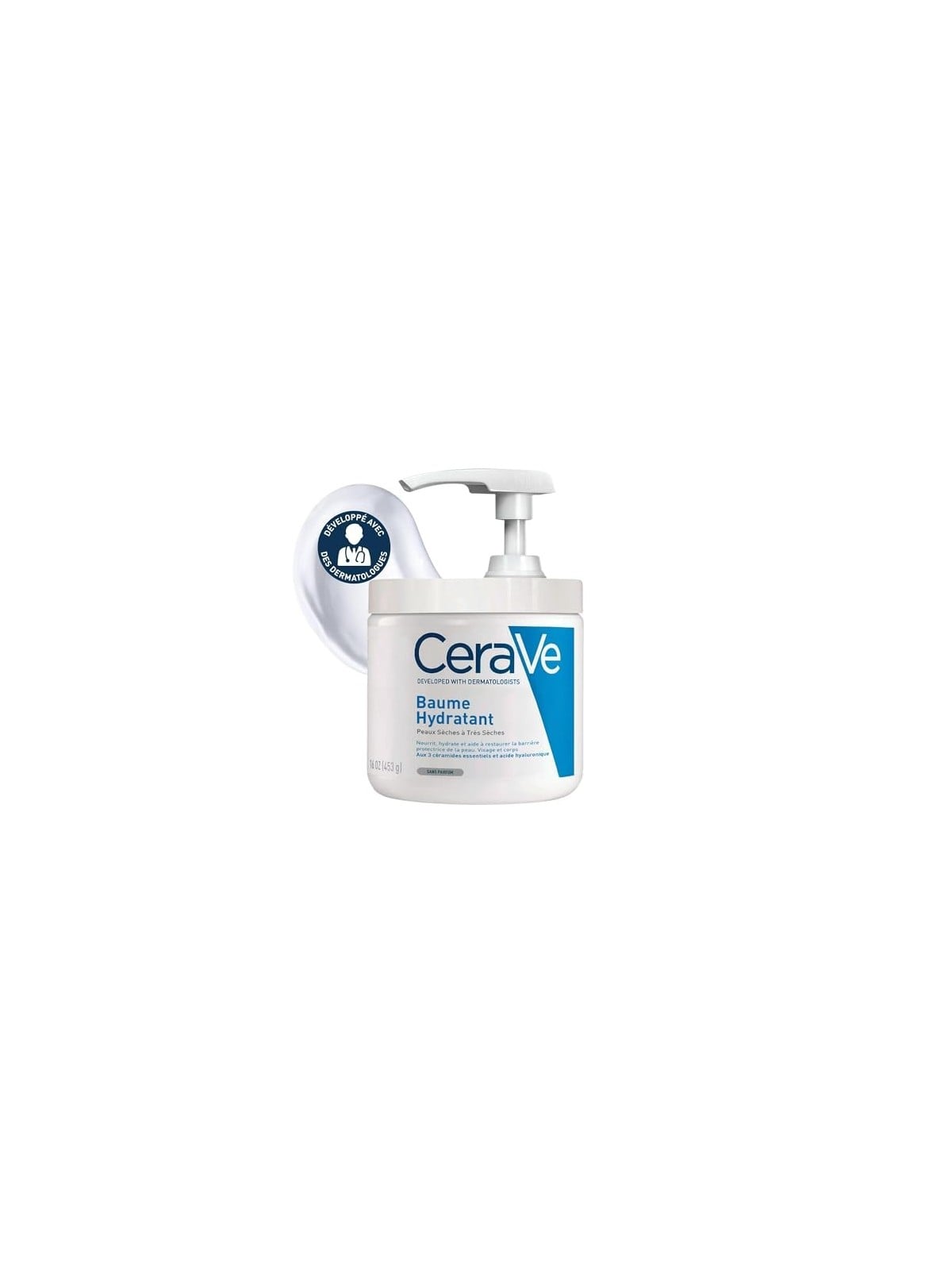 CeraVe Moisturising Cream w-Pump donna 454g For Dry To Very Dry Skin
