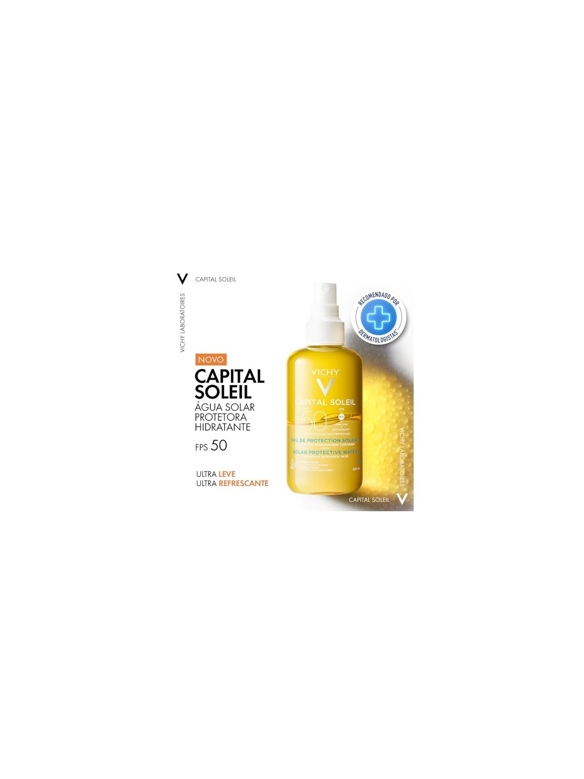 Vichy Capital Soleil Acqua Protettiva Solare SPF50 donna 200ml