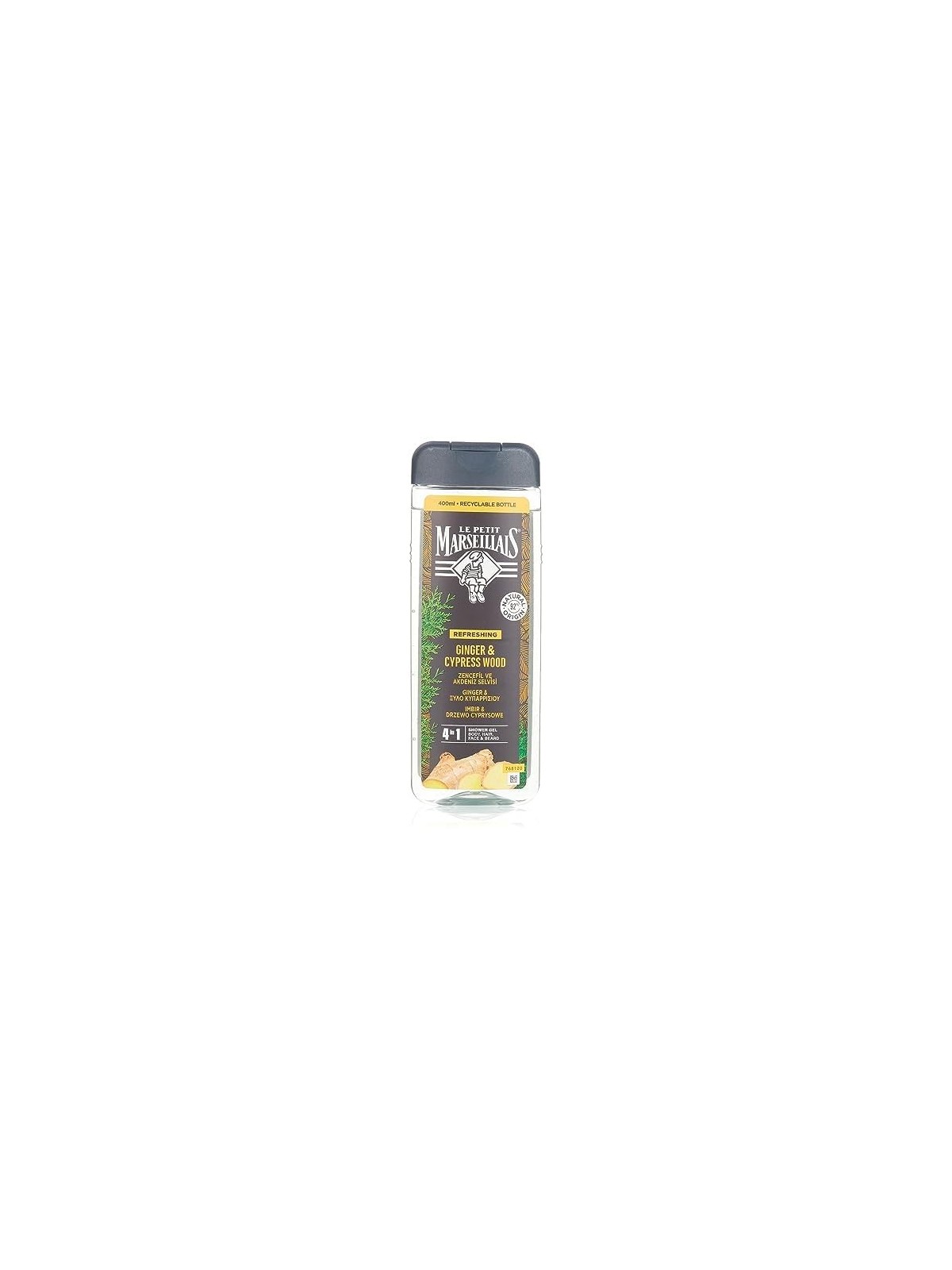 Gel doccia Zenzero e Cipresso uomo 400ml