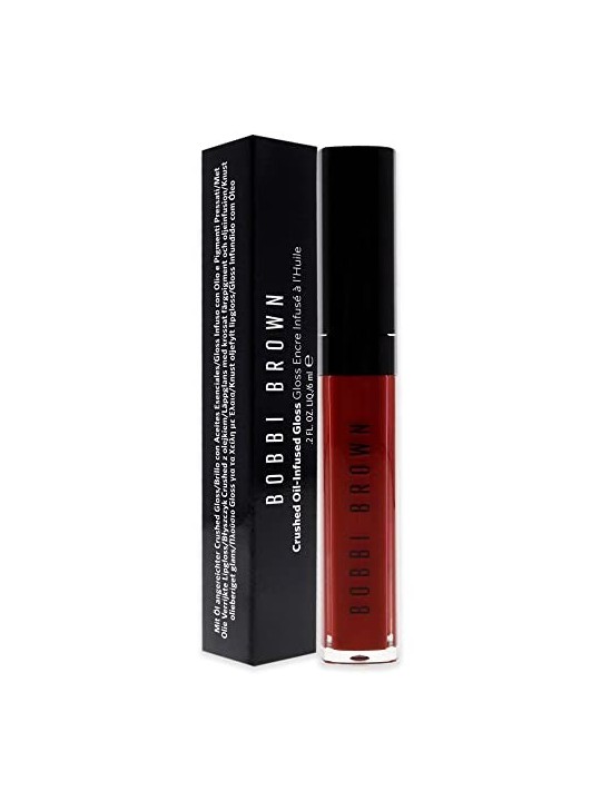 Bobbi Brown Crushed Gloss Lucido per Labbra con Acido Ialuronico Rock Red 6ml donna