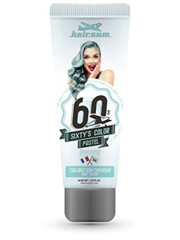 Hairgum SIXTYS COLOR colore per capelli blu ghiacciato 60ml unisex