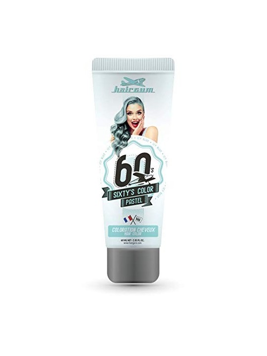 Hairgum SIXTYS COLOR colore per capelli blu ghiacciato 60ml unisex
