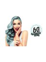 Hairgum SIXTYS COLOR colore per capelli blu ghiacciato 60ml unisex